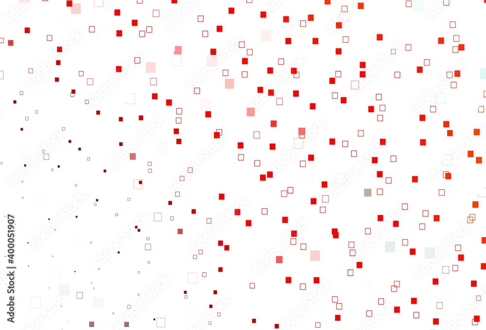 Light Red vector layout with rectangles, squares.