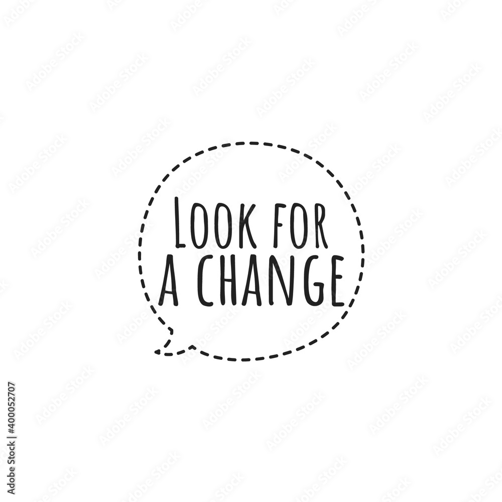 ''Look for a chance'' Lettering ''Look for a chance'' Lettering