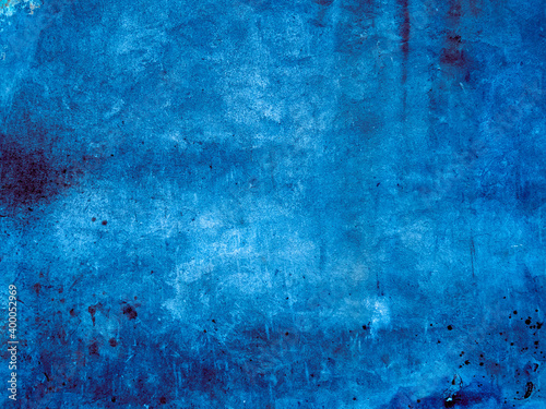 Blue wall abstract background gradient.