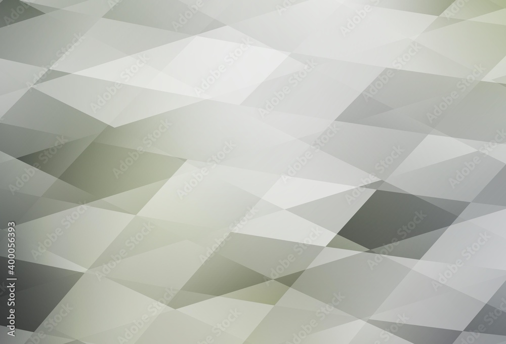 Obraz premium Light Gray vector template with rhombus.