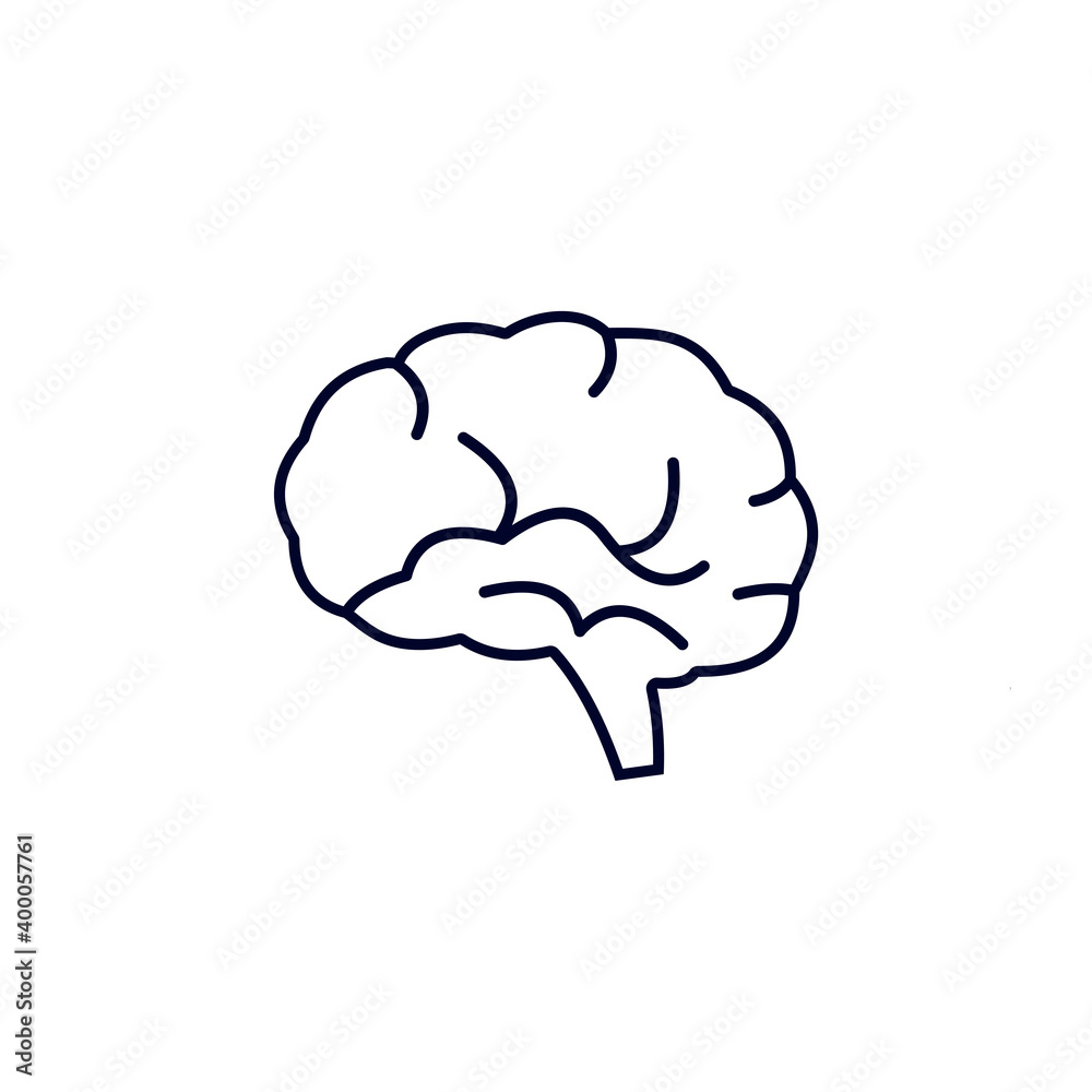 Brain logo design vector template, Organs logo design concept, Icon symbol Brain logo design vector template, Organs logo design concept, Icon symbol