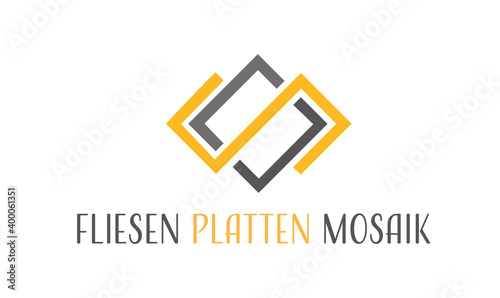 Fliesen Platten Mosaik Logo , Fliesenleger Logo