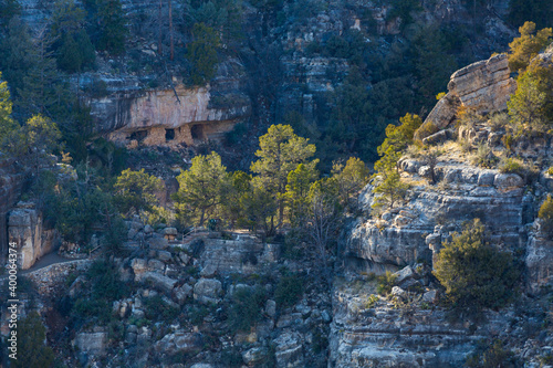 Walnut Canyon National Monument  Flagstaff  Arizona  USA  America