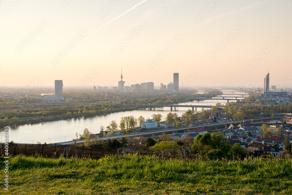 Fototapeta premium Blick auf Wien