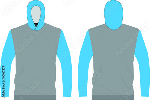 Sublimated Hood T Shirt Mock ups Templates illustration vectors 