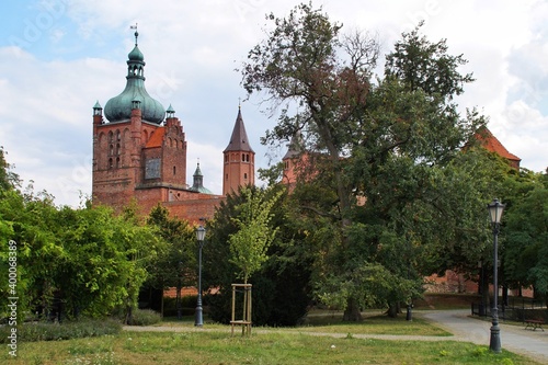 historic buildings on the Tumski Hill in Płock