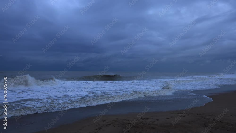 storm on the beach storm on the beach