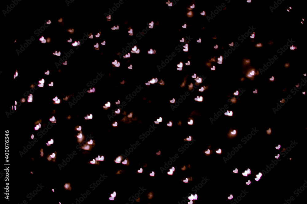 Fundo desfocado de coração Fundo desfocado de coração