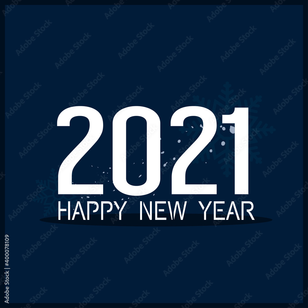 Greeting card of new year 2021 - Vector illustration Greeting card of new year 2021 - Vector illustration