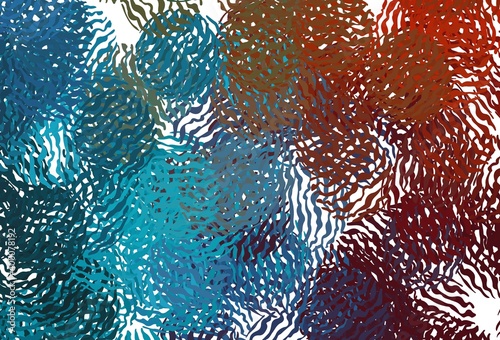Light Blue, Red vector pattern with wry lines.
