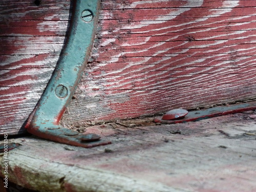 old rustic hinge