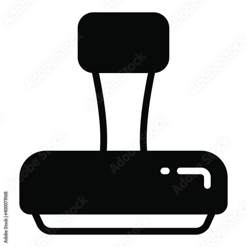 stamp glyph icon, school and education icon	