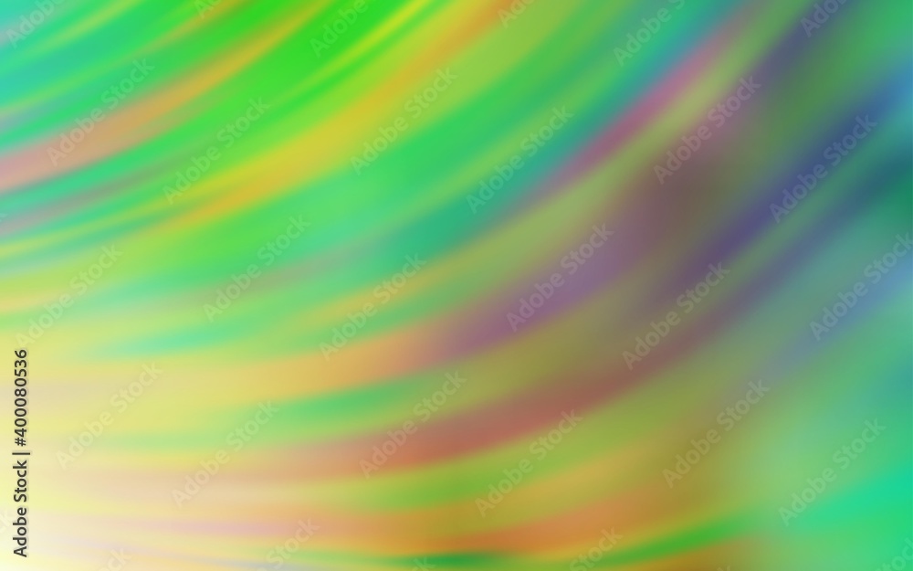 Fototapeta premium Light Green vector blurred bright template. Colorful illustration in abstract style with gradient. New design for your business.