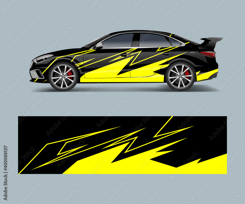 Company branding Car decal wrap design vector. Graphic abstract shapes designs company car Company branding Car decal wrap design vector. Graphic abstract shapes designs company car
