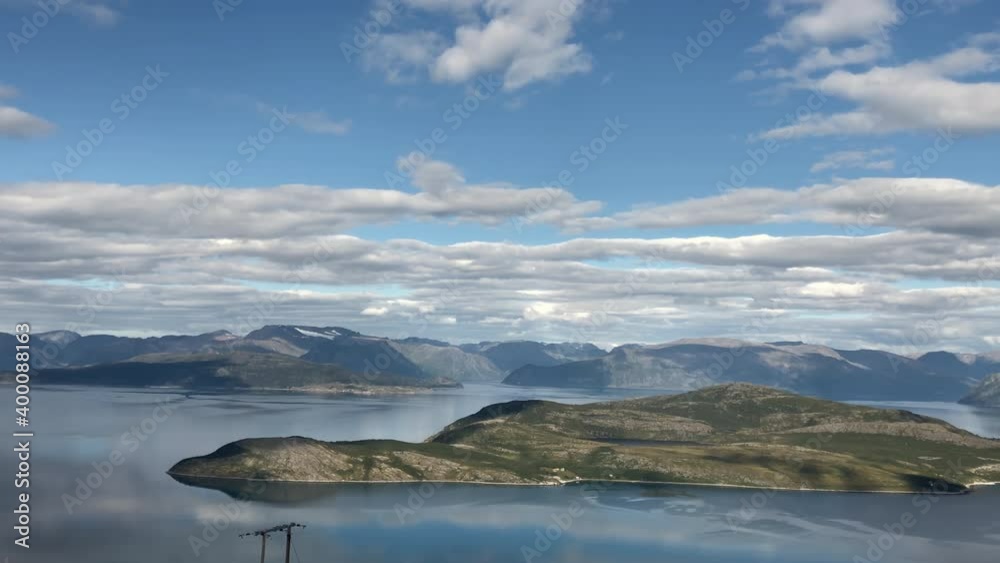Beautiful landscape view of the fjord in Norway Beautiful landscape view of the fjord in Norway