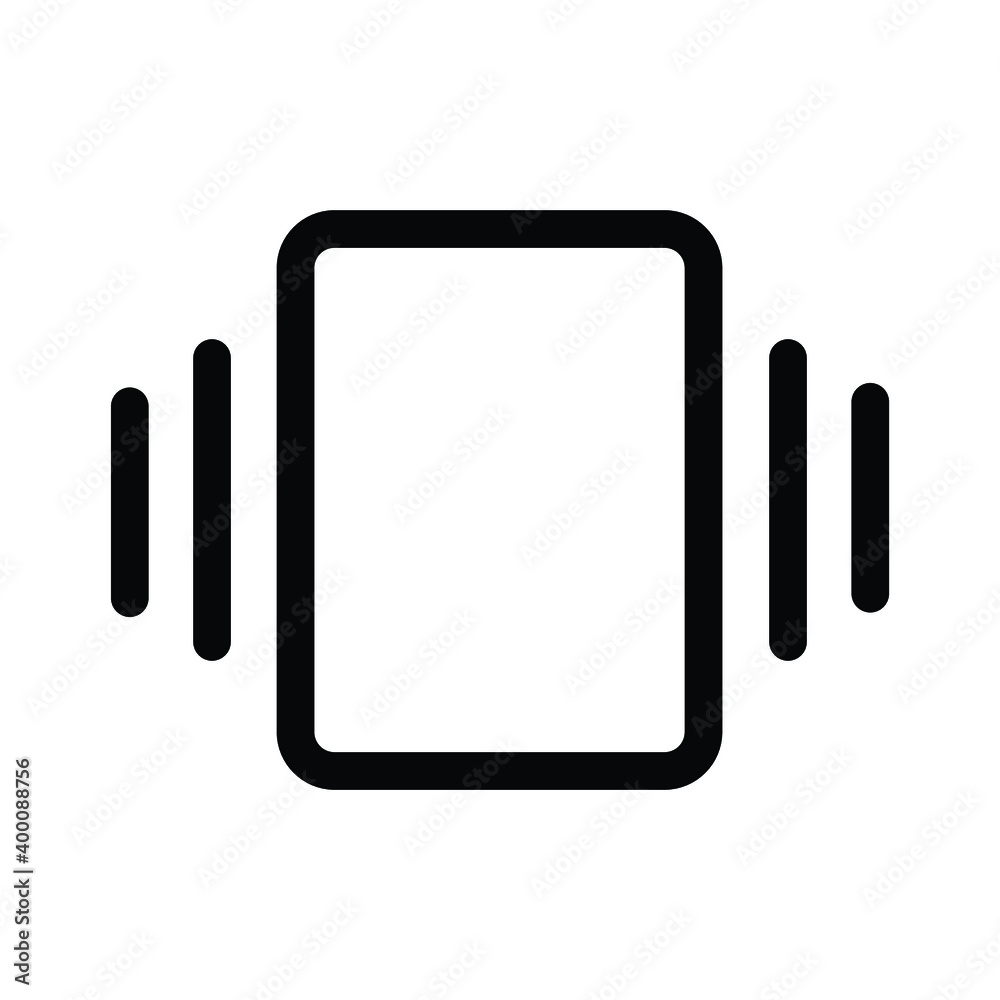 Vibration icon vector illustration Vibration icon vector illustration