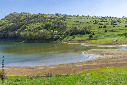 Spring landscape of Krapets Reservoir, Bulgaria photo