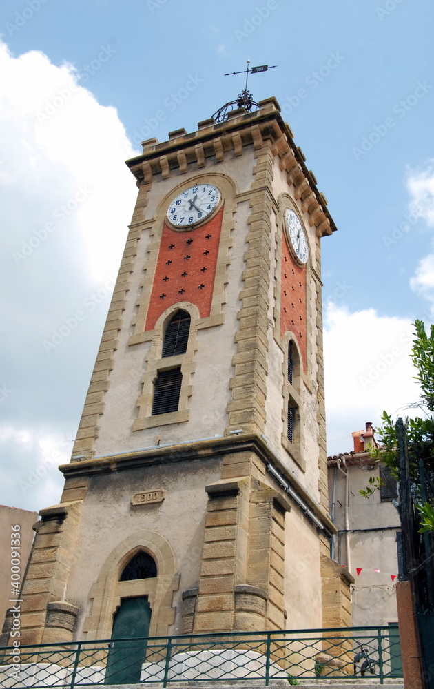 Ville d'Aubagne, département des Bouches-du-Rhône, France