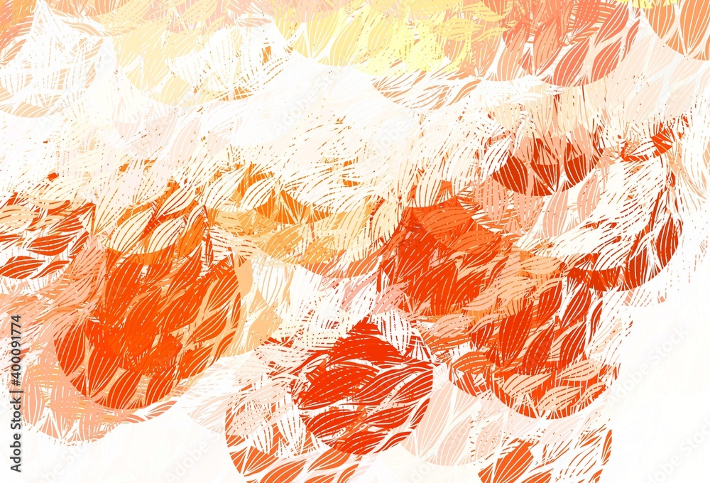 Light Red vector pattern with random forms.