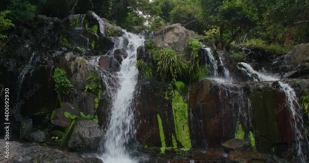 Cascade waterfall river in tropical forest Cascade waterfall river in tropical forest