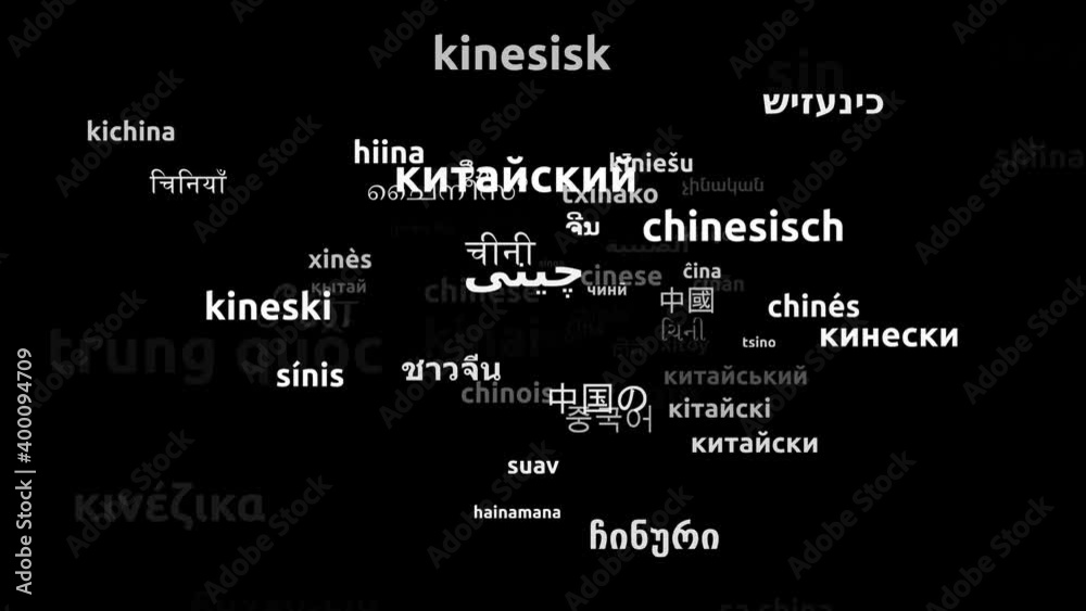 Chinese Translated in 67 Worldwide Languages Endless Looping 3d Zooming Wordcloud Mask Chinese Translated in 67 Worldwide Languages Endless Looping 3d Zooming Wordcloud Mask