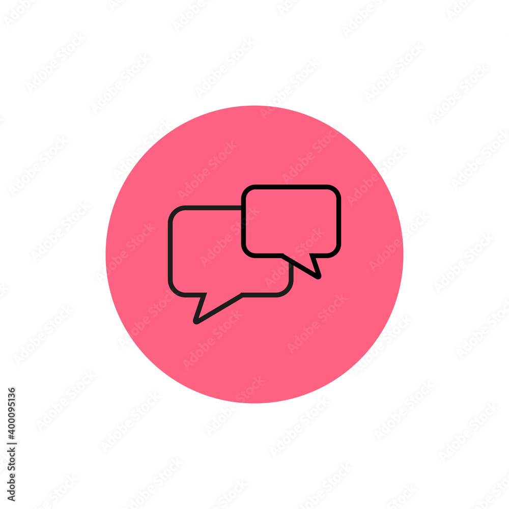 Isolated messages financials digital marketing icon- Vector Isolated messages financials digital marketing icon- Vector