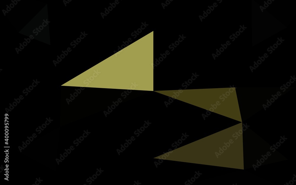 Dark Green vector polygon abstract backdrop. Dark Green vector polygon abstract backdrop.