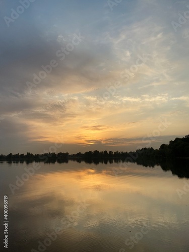 sunset over the river © Tamara