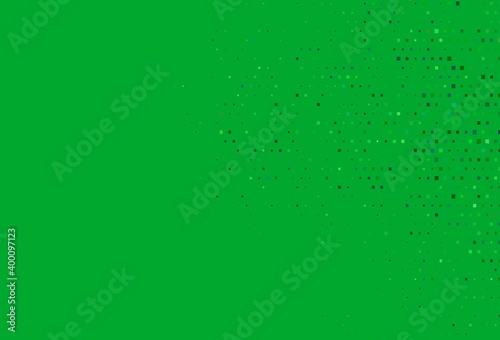 Light Blue, Green vector cover in polygonal style.