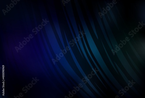 Dark Blue  Green vector blurred template.