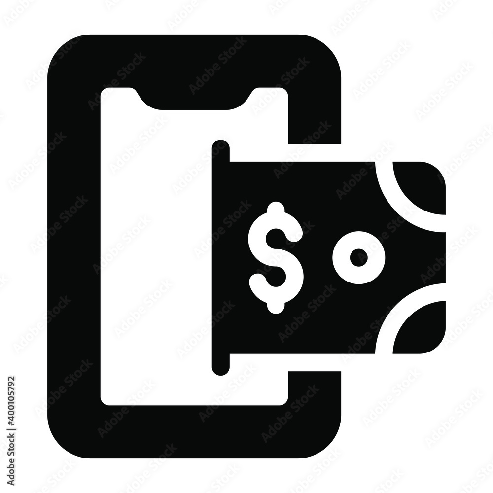 Digital payment in linear editable icon
Digital payment in linear editable icon