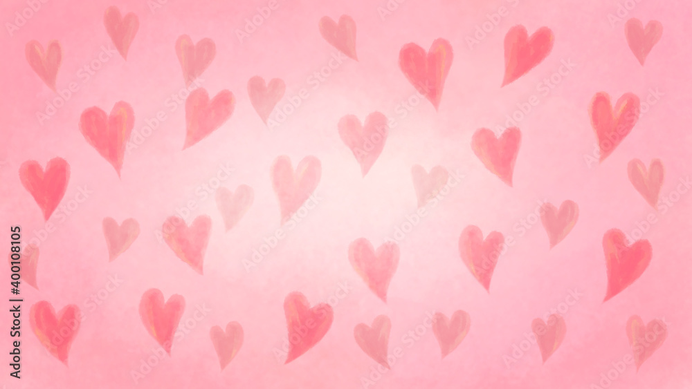 背景壁紙素材ハートのバレンタイン的な背景