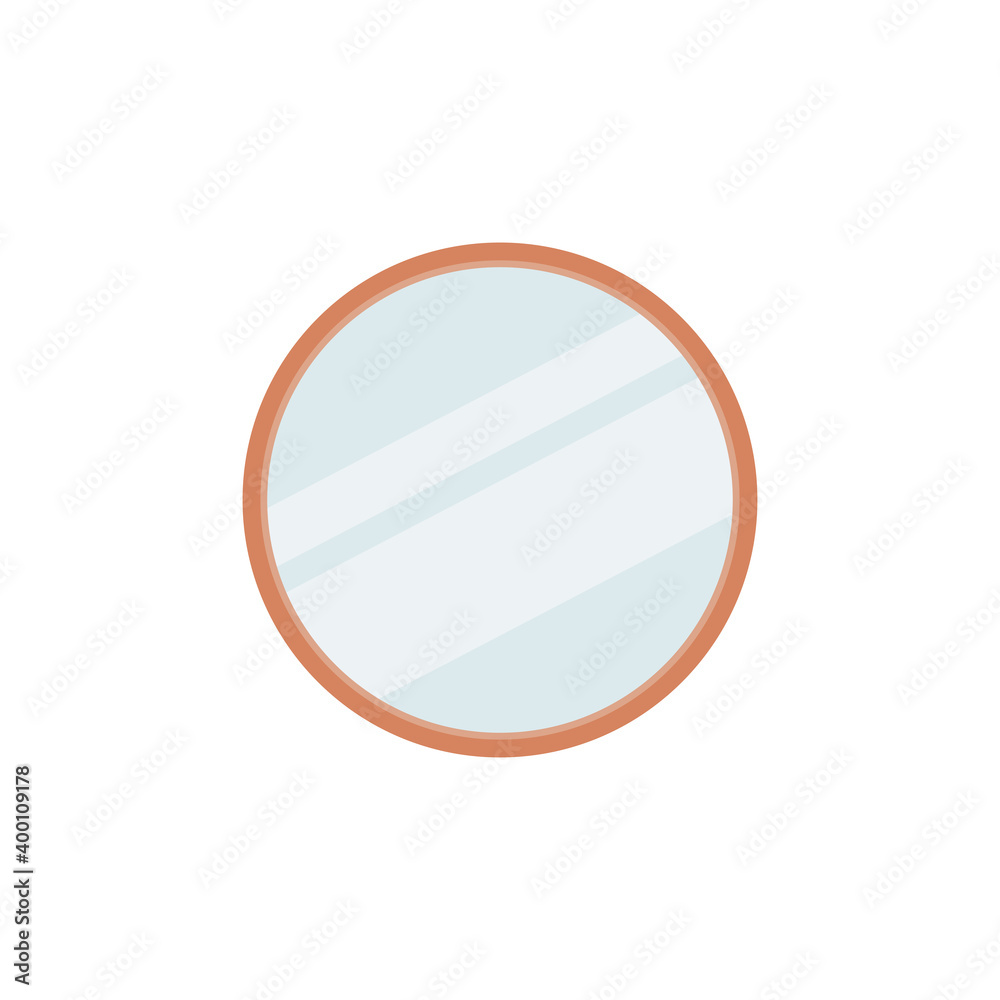 Isolated mirro wall household items icon- Vector Isolated mirro wall household items icon- Vector