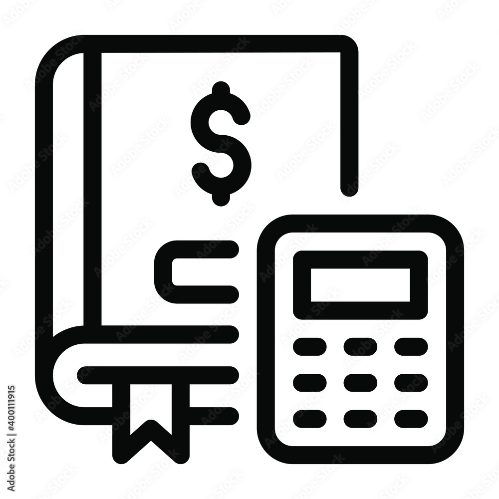 Accounting book in linear editable trendy icon
Accounting book in linear editable trendy icon