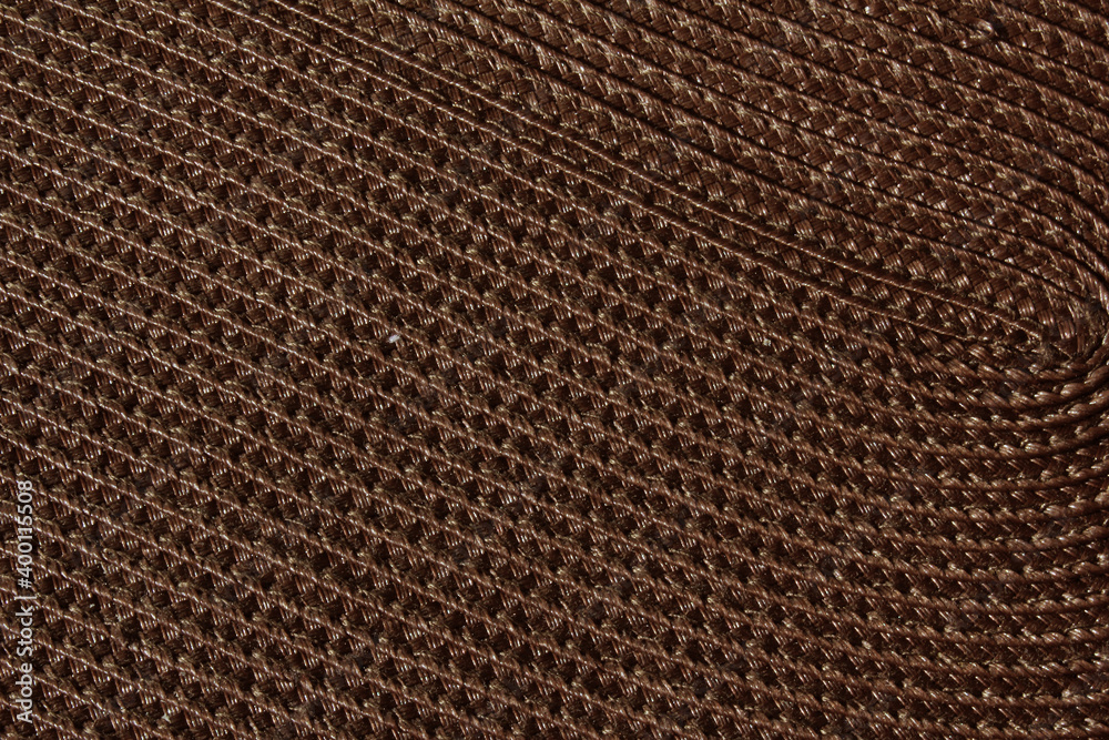close up brown table mat close up brown table mat