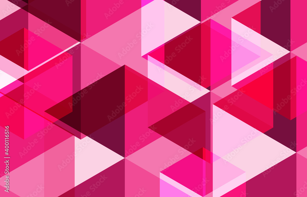Hexagons on pink Abstract background Hexagons on pink Abstract background