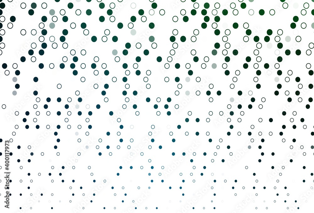 Light Blue, Green vector texture with disks. Light Blue, Green vector texture with disks.