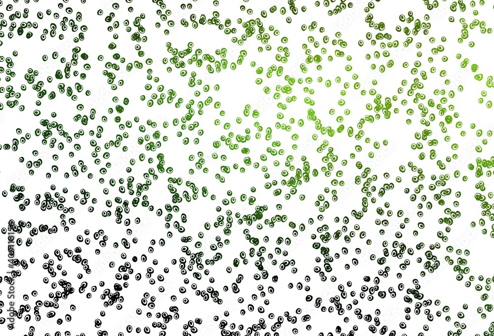 Light Green vector backdrop with dots. Light Green vector backdrop with dots.
