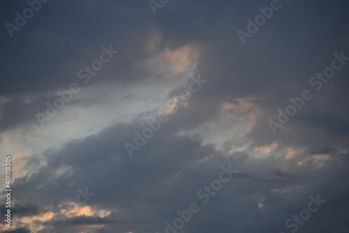 Natural cloudy/rainy sky