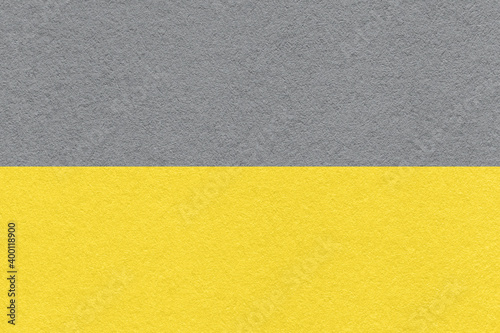 Color of the Year 2021 Illuminating yellow and Ultimate Gray background.