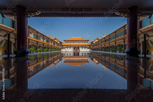 Fo Guang Shan Thaihua Temple  Bangkok  Thailand.