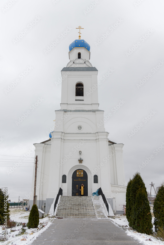 Church, church front view