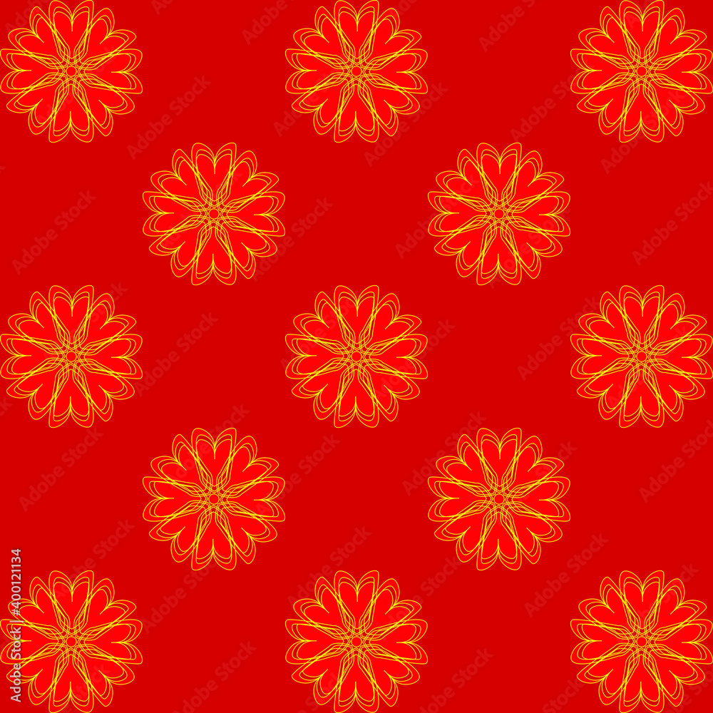 Floral seamless pattern can be used for fabric, print, wallpaper, oilcloth, wrapping paper, web design, cover and more. 