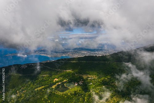 Pelion Mountain and Volos city on background. Magnesia - Greece. © Mariana Ianovska