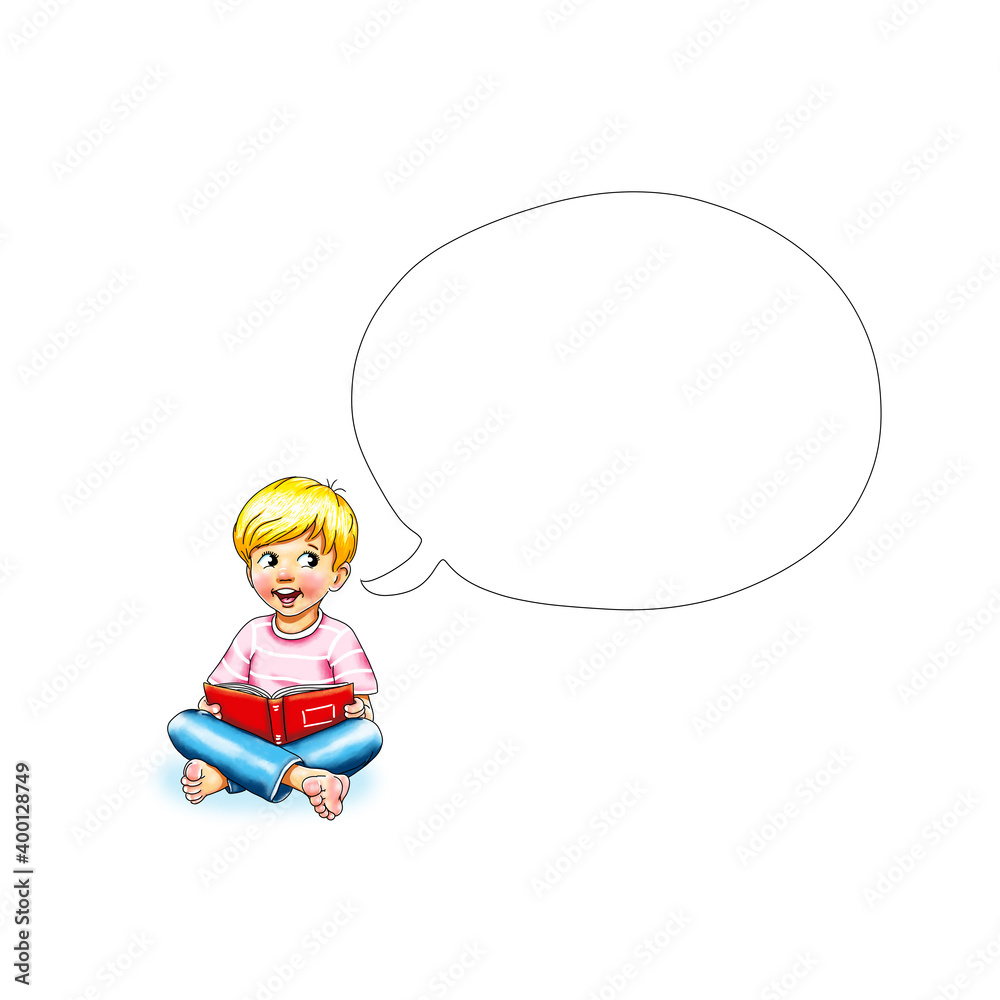 Junge Kind sitzt barfuß im Schneidersitz am Boden mit Buch in Hand und liest denkt nach Sprechblase Vorlage Template leerinhalt lernen Bildung reden sprechen erzählen vorlesen Geschichte Schüler Junge Kind sitzt barfuß im Schneidersitz am Boden mit Buch in Hand und liest denkt nach Sprechblase Vorlage Template leerinhalt lernen Bildung reden sprechen erzählen vorlesen Geschichte Schüler