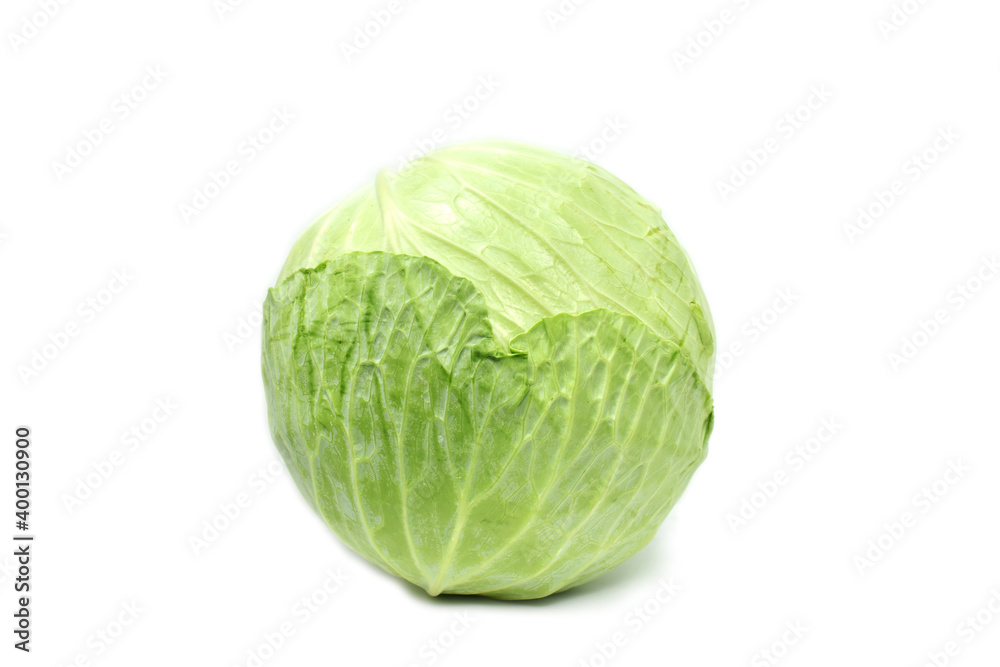 cabbage isolated on white background cabbage isolated on white background