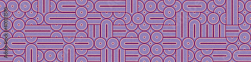 Abstract Geometric Pattern generative computational art illustration
