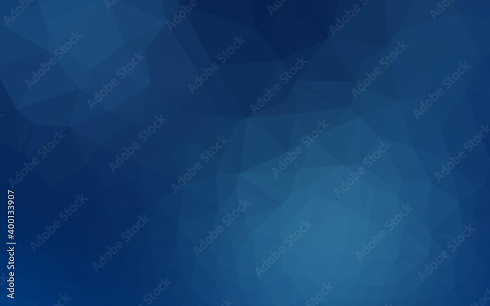 Dark BLUE vector abstract polygonal texture. Dark BLUE vector abstract polygonal texture.