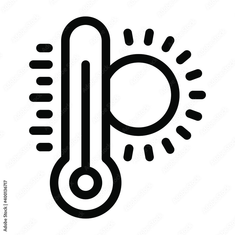 A temperature measurement thermometer, solid icon
A temperature measurement thermometer, solid icon