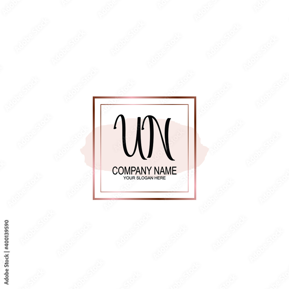 Initial UN Handwriting, Wedding Monogram Logo Design, Modern Minimalistic and Floral templates for Invitation cards
Initial UN Handwriting, Wedding Monogram Logo Design, Modern Minimalistic and Floral templates for Invitation cards
